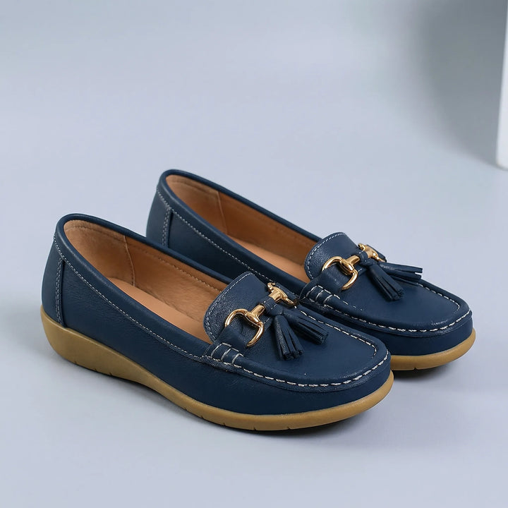 Klassiska mode-skor för vardagen i elegant loafer-design