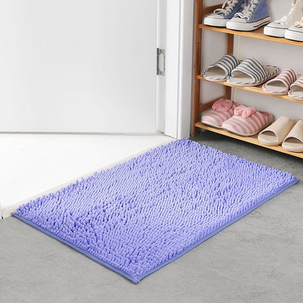 Ultramjuk badrumsmatta i chenille med hög absorberingsförmåga för badrum