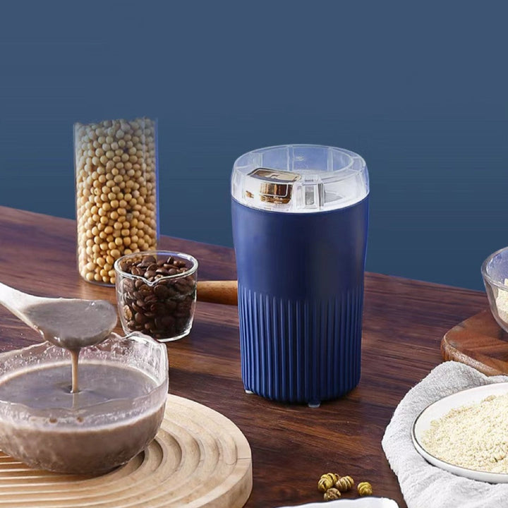 Detaljbild av Mini Blender som visar dess funktioner
