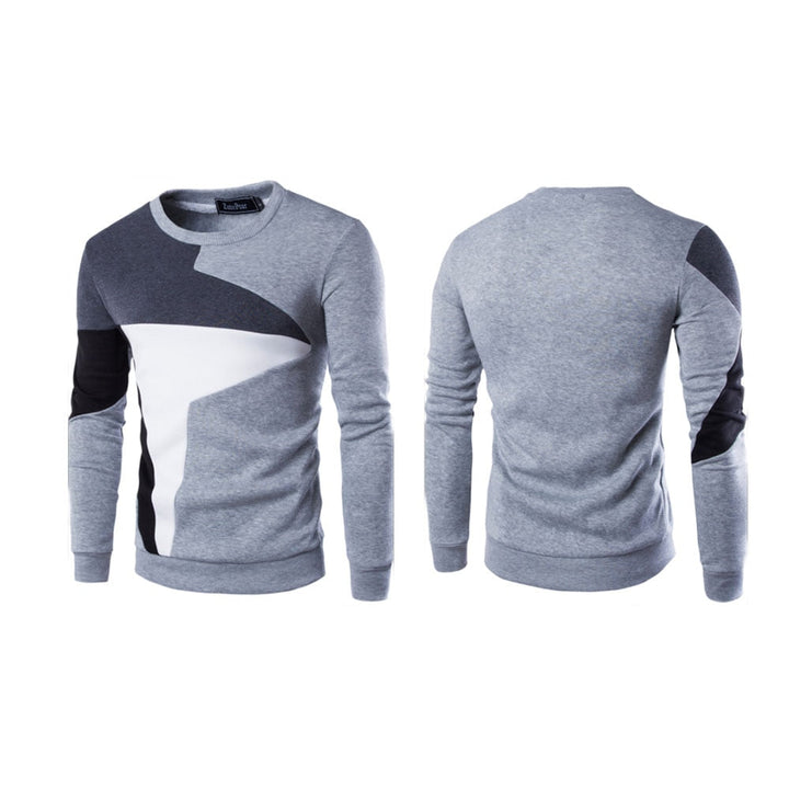 Bekväm och stilren sweatshirt för män, bakifrån
