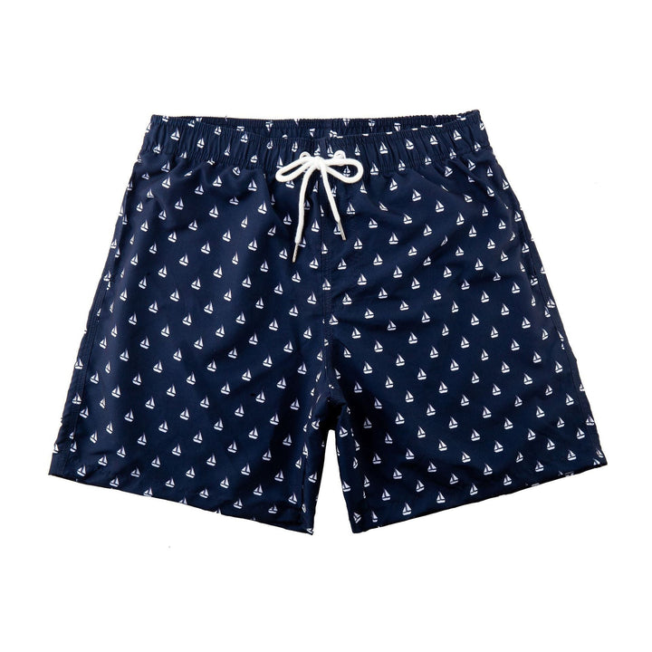 Somriga boardshorts för herrmode med säker snörning för en aktiv dag.