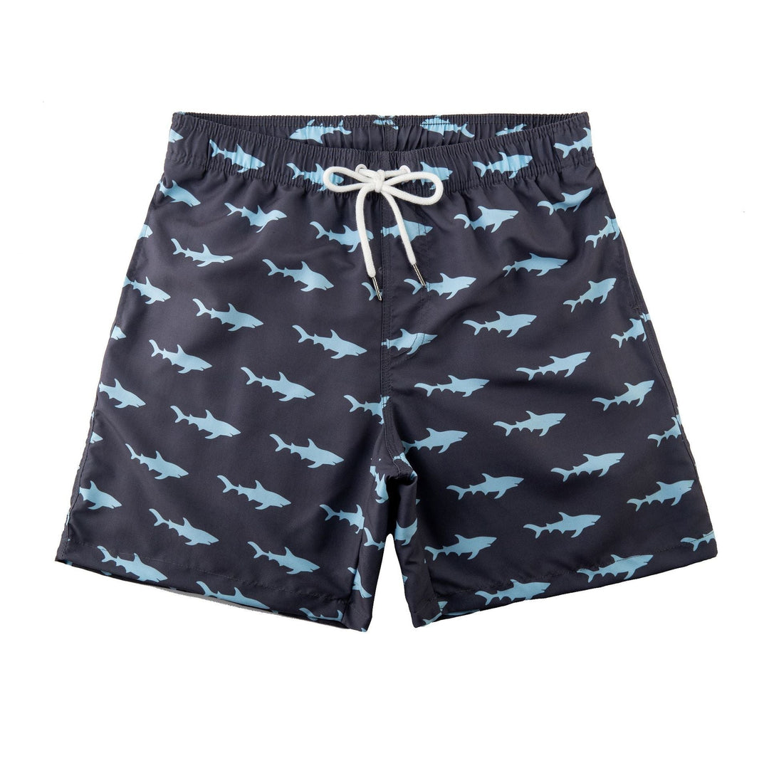 Stilrena badshorts för män, idealiska för sol, bad och strandliv.
