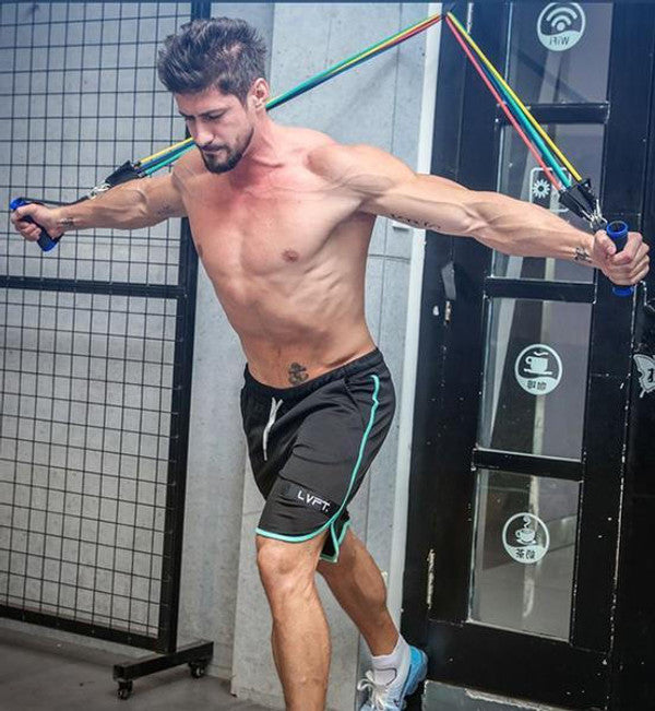 Flexibla sport elastics och motståndsband för mångsidig träning
