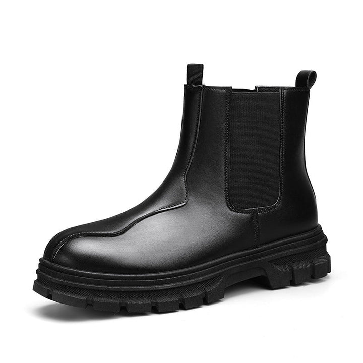 Snygga vardagsskor och chelsea boots för män med kraftig sula