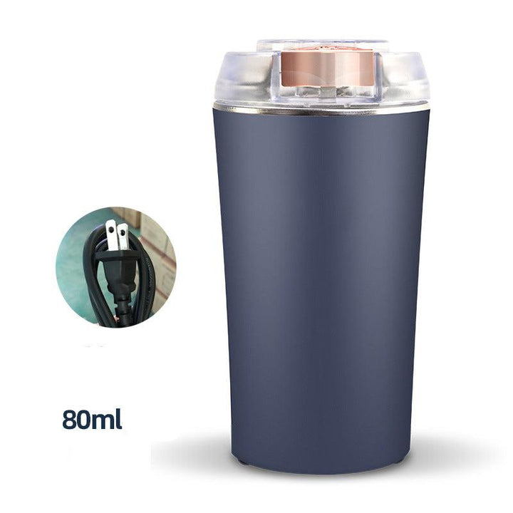 Elektrisk mini kvarn i kungblå färg med strömkabel