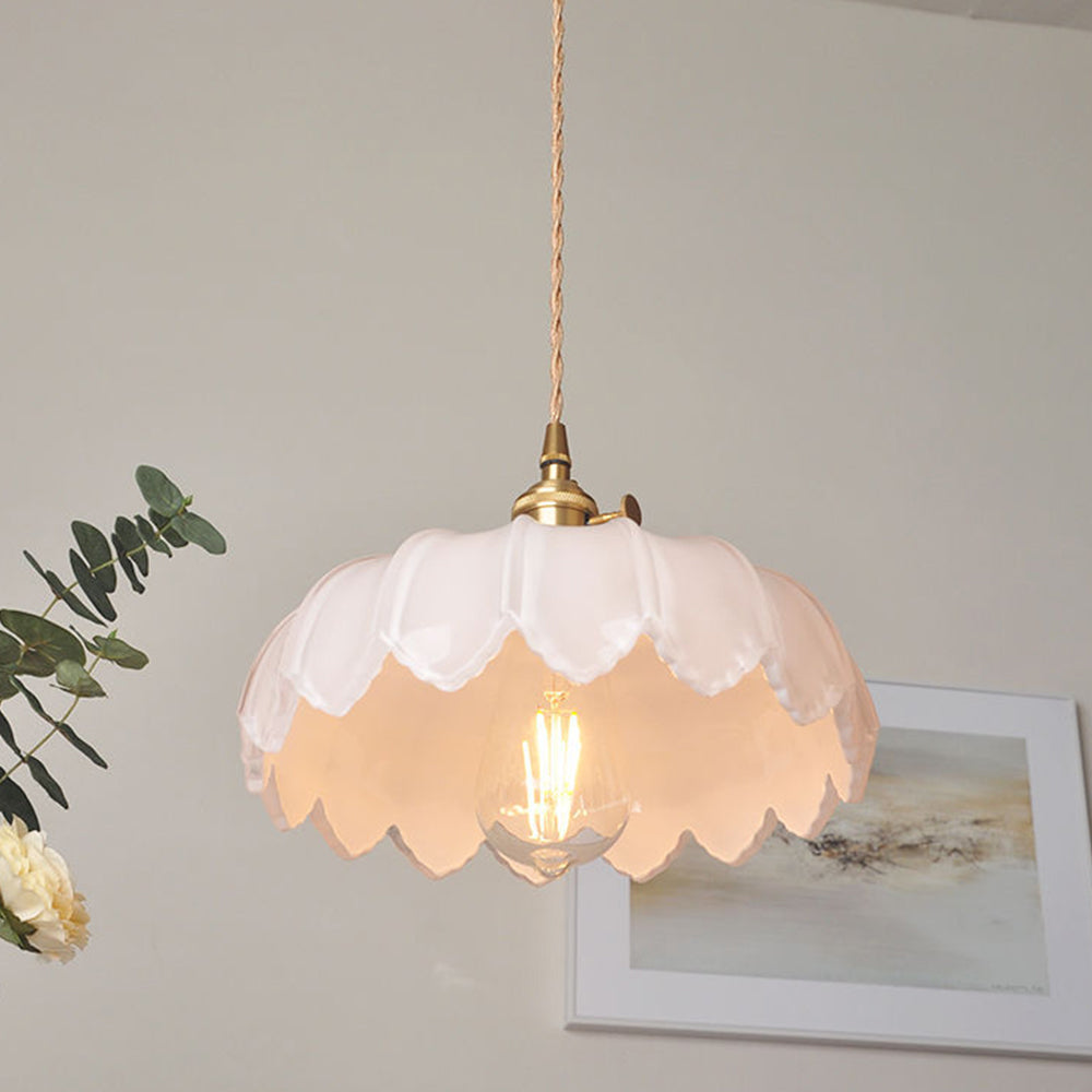 Glaslampa med synlig dekorativ LED-glödlampa för vintagekänsla