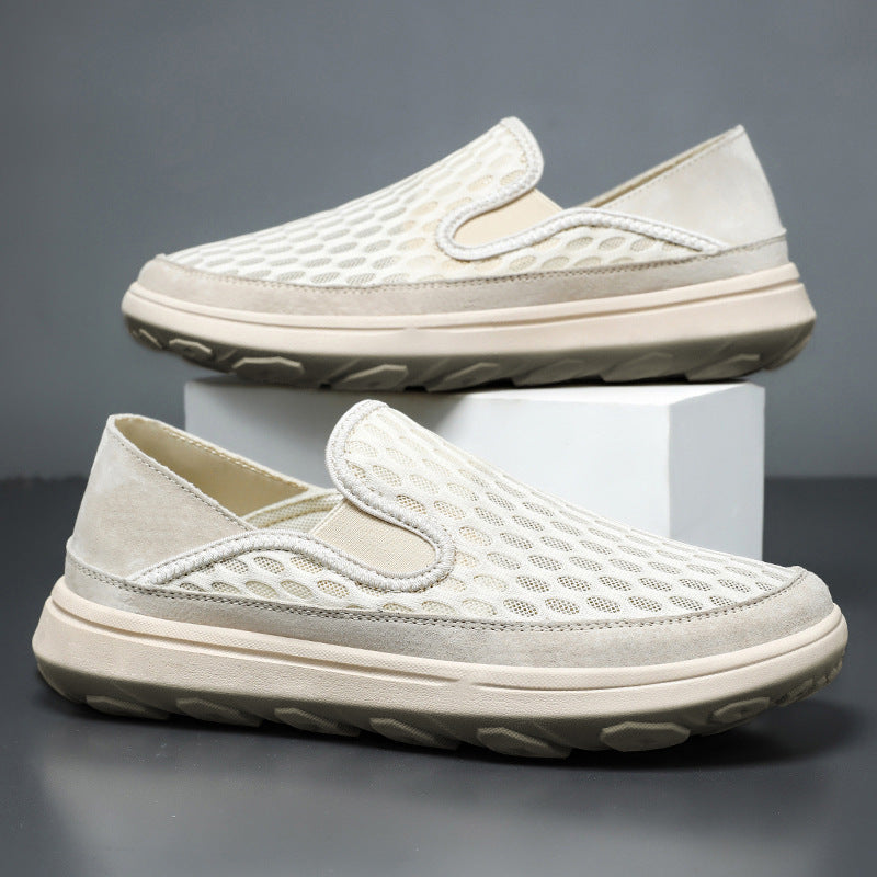 Lättvikts promenadsko för herrar i slip-on modell med dämpning