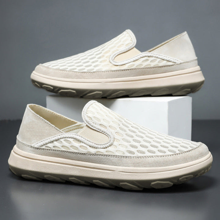 Lättvikts promenadsko för herrar i slip-on modell med dämpning