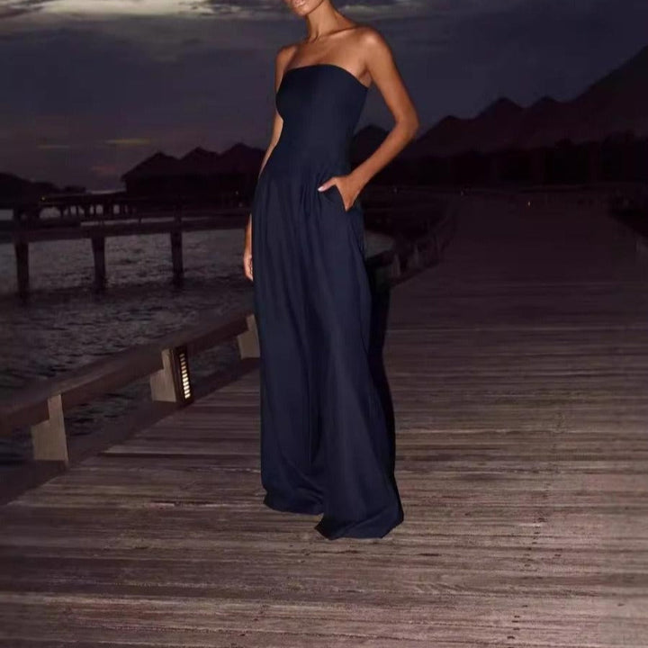 Florence dam jumpsuit i elegant byxdräkt design för fest och vardag