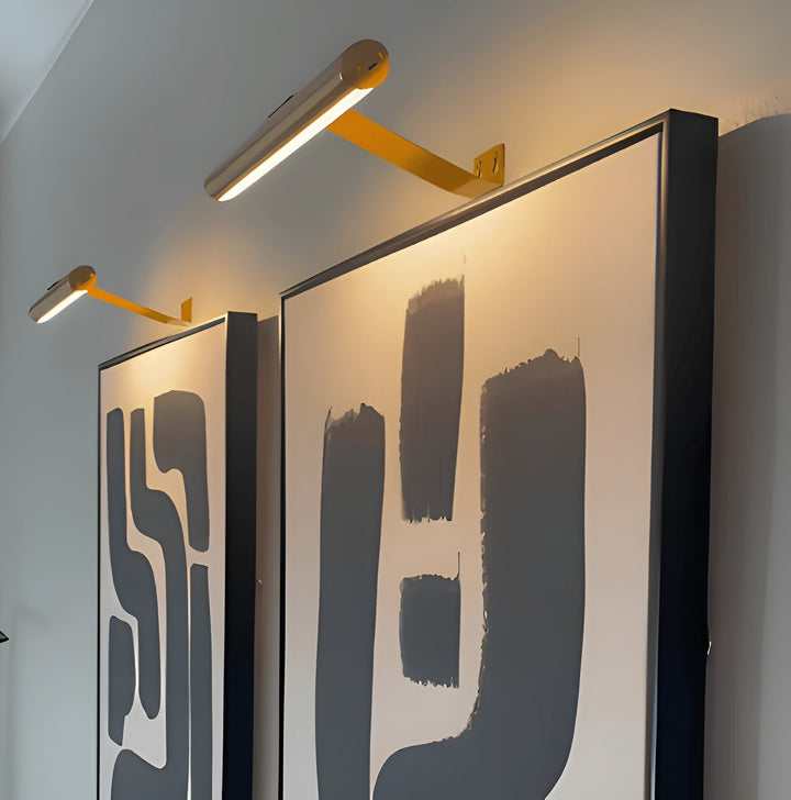 Svart trådlös lampa med varmt sken för stämningsfull inredning