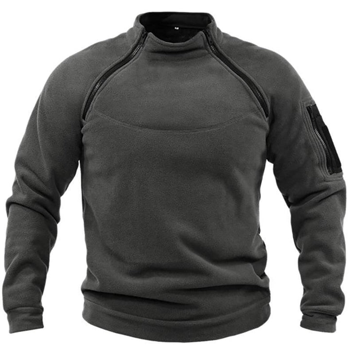 Varm och bekväm outdoor-sweatshirt för herrar, idealisk för friluftsliv