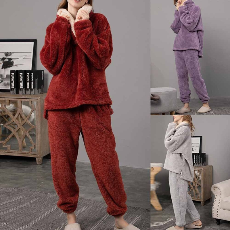 Sovkläder och loungewear i fluffig fleece för damer