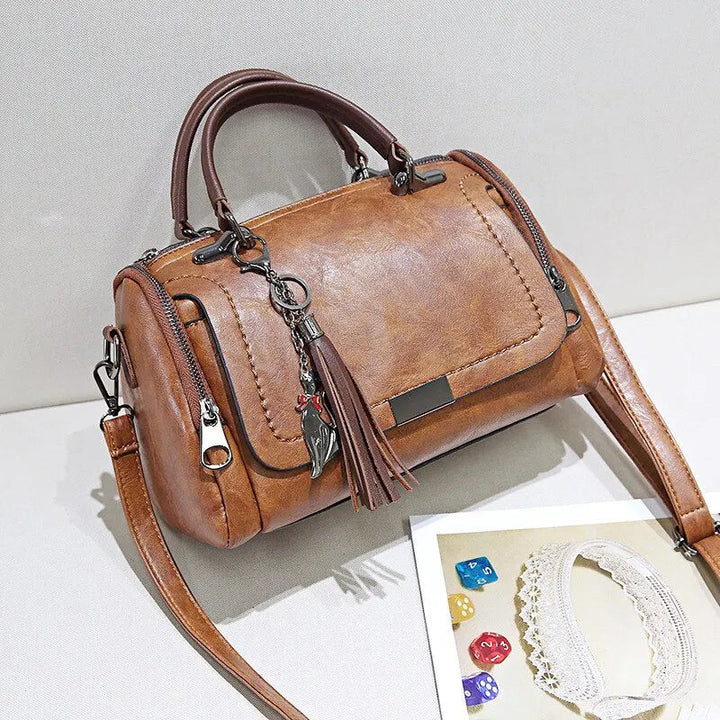 Svart elegant retro handväska för damer i vardagsdesign