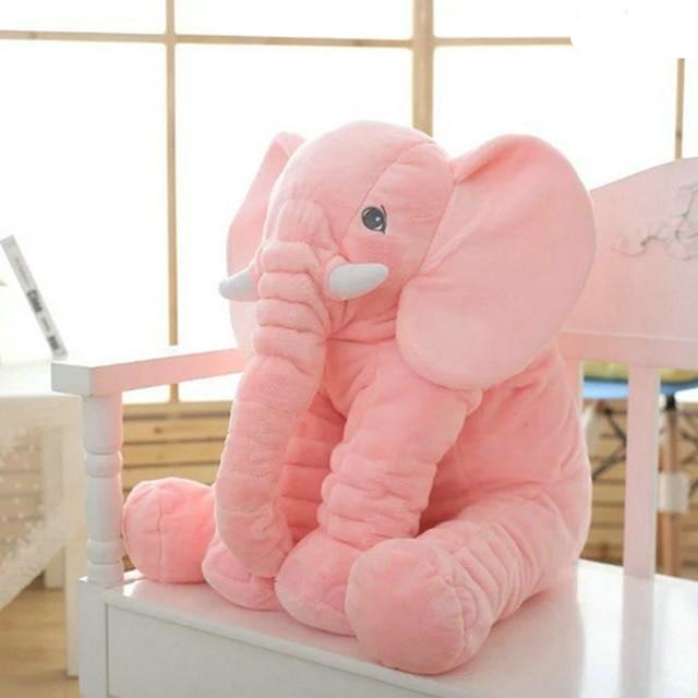 Söt plysch elefant för barn, perfekt som present och leksak