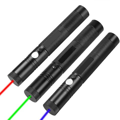Kraftfull uppladdningsbar laserpekare med lång räckvidd för astronomi och friluftsliv