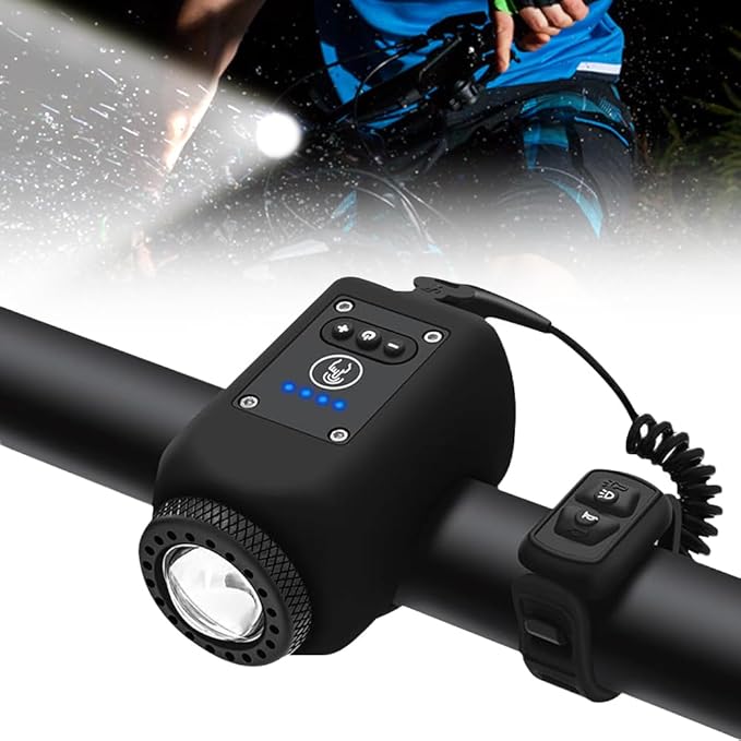 Elektrisk cykelbelysning med högt horn och USB-laddning för mountainbike