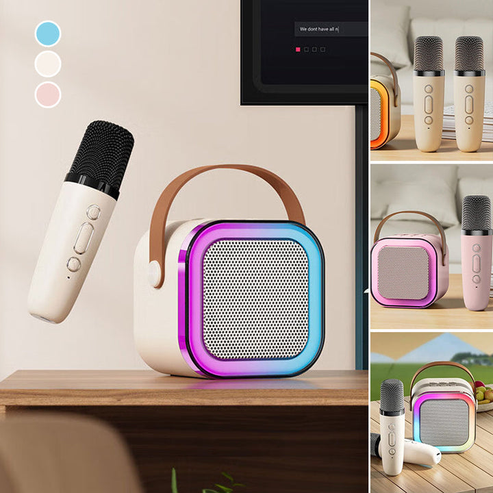 Smidig högtalare med mikrofon för sång och musik via bluetooth