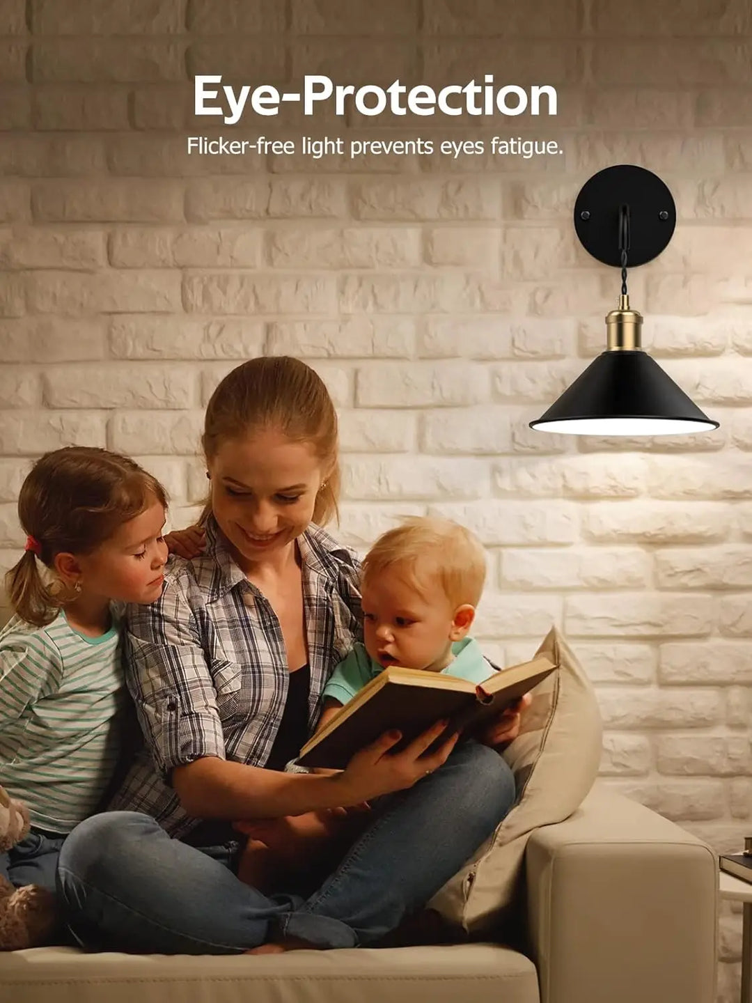 Modern LED lampa för vägg montering med flerfärgad RGB funktion