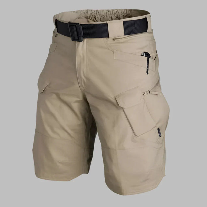 Gröna dam cargo shorts med praktiska sidofickor för vardag och sommar