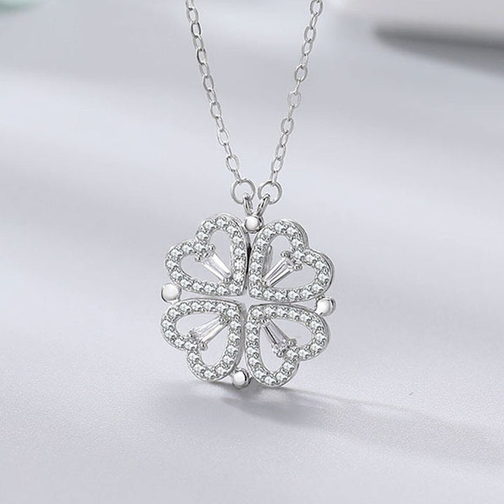 Lucky Heart Halsband i silver