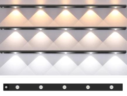 USB-laddad LED rörelsesensor lampa för inomhusbruk med slimmad och modern design