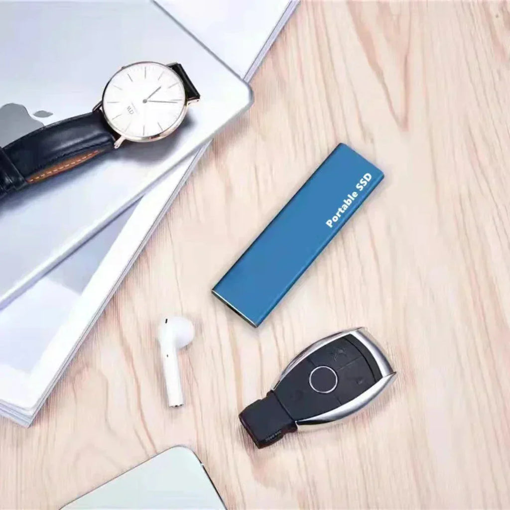 Smidig USB-C hårddisk för extra lagring av dokument, bilder och filmer