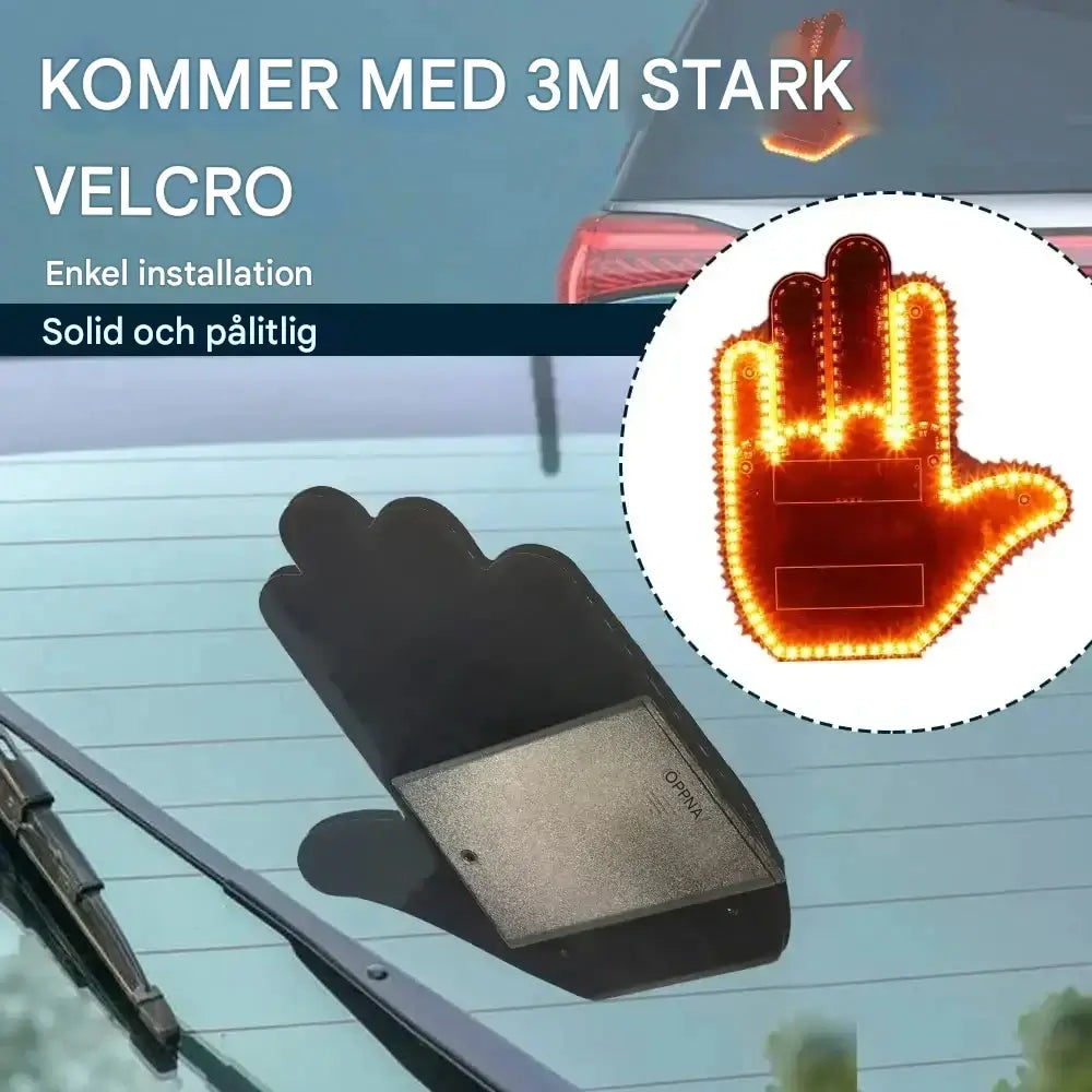 Närbild på LED handlampa till bilruta som visar biltillbehör och LED-lampor