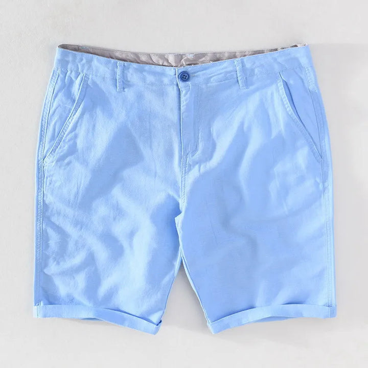 Ljusblå herrshorts för sommar och fritid