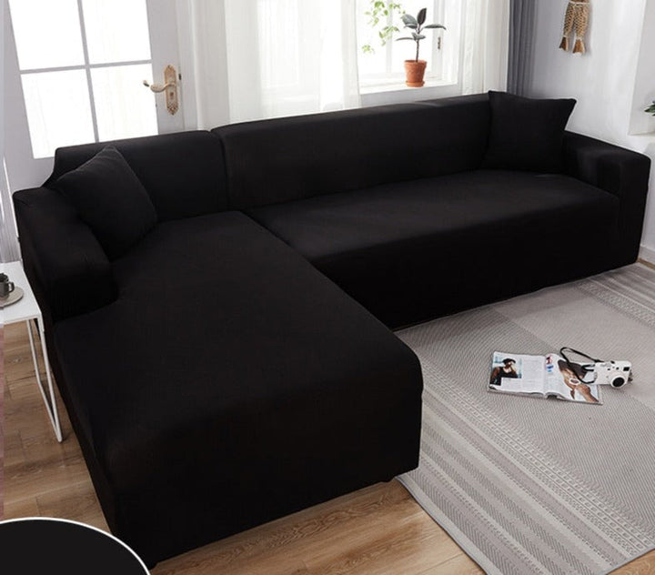 Detaljbild av det flexibla och vattentäta materialet på soffskydd