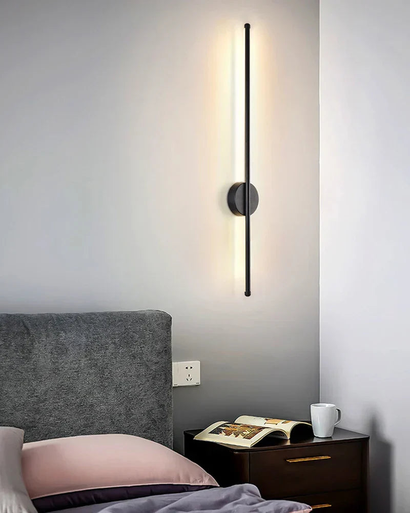 Magnetisk LED-lampa fäst på vägg för modern och trådlös belysning