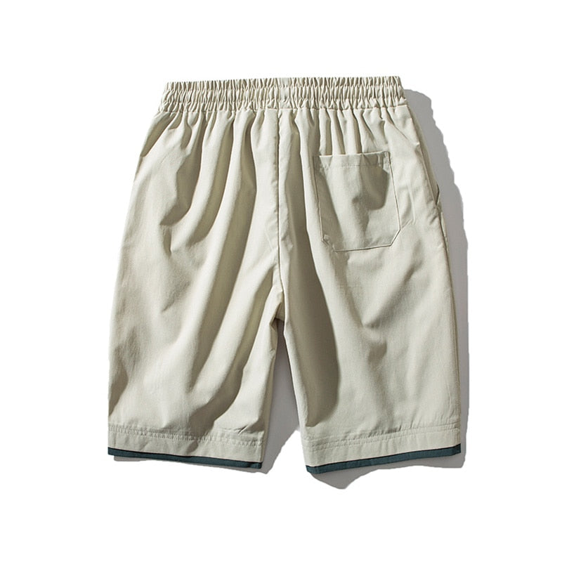 Snygga sommarshorts för herrar med dragkedja och praktiska sidofickor