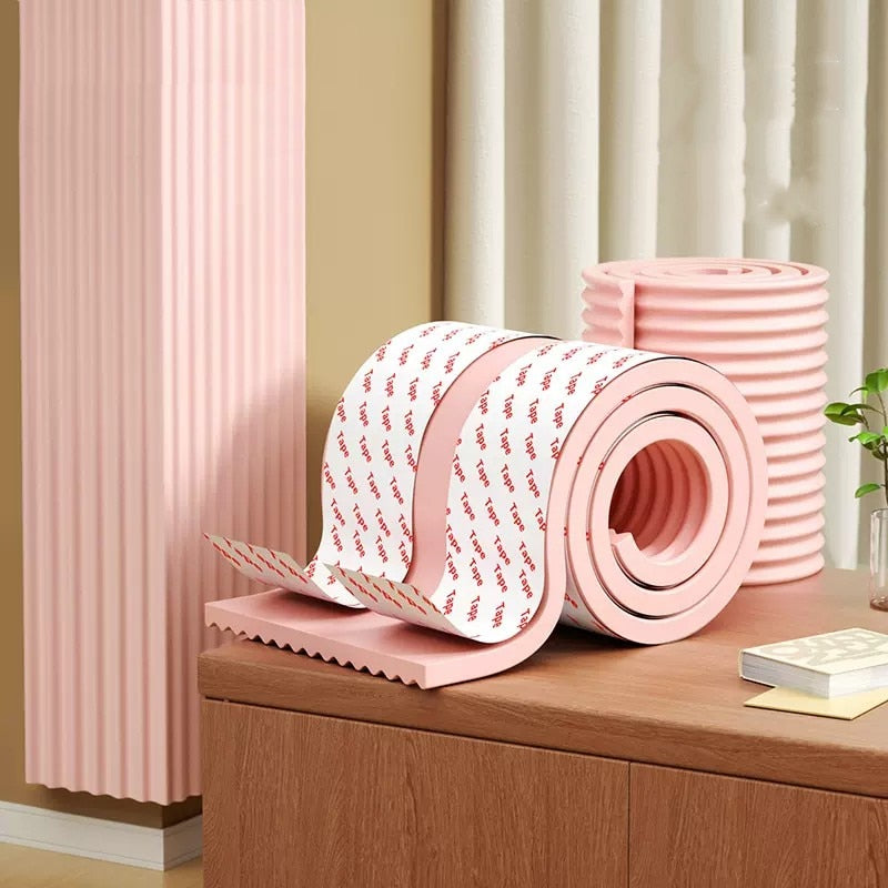 Hörnskydd i flexibel och stötdämpande design för säkrare möbler hemma