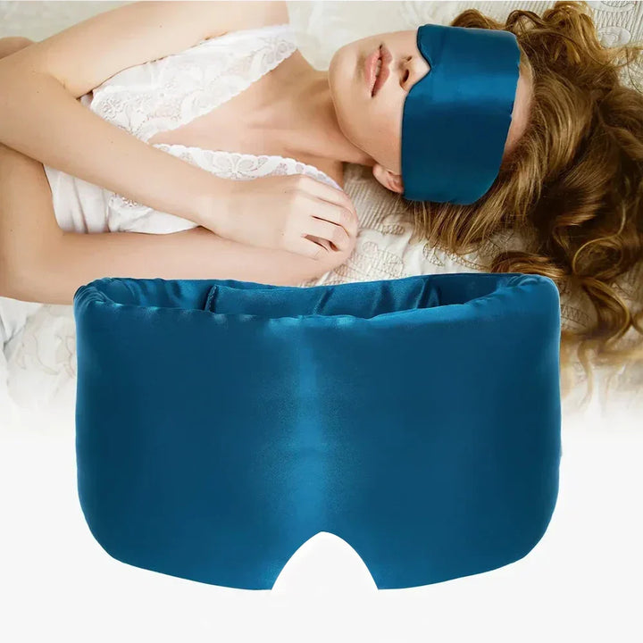 Mörkande sovmask som underlättar insomning och djupvila