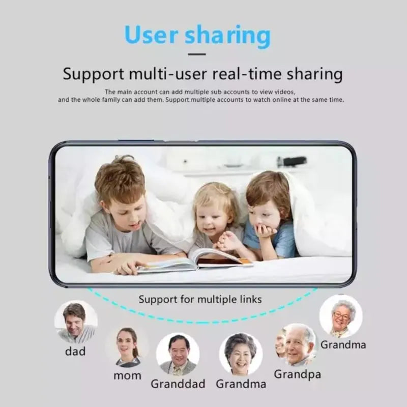WiFi säkerhetskamera med 1080P upplösning monterad på vägg