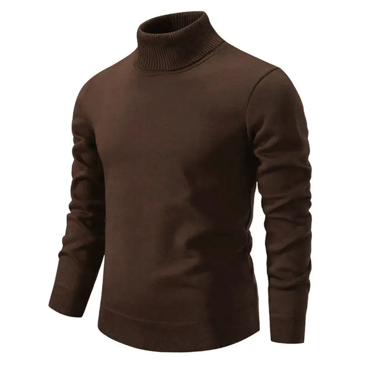 Slim fit herrtryöja med hög krage i klassisk design
