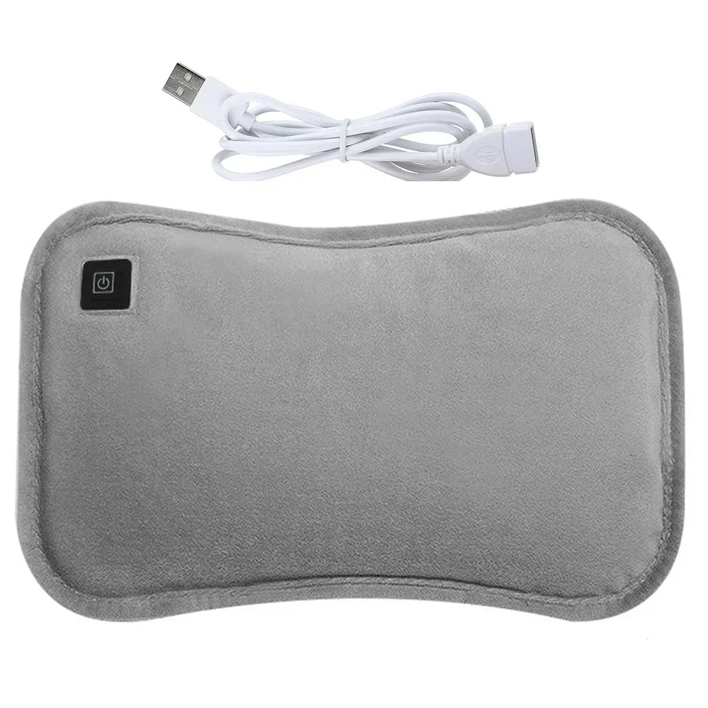 Ergonomisk värmedyna som drivs via USB för skön värme och muskelavkoppling.