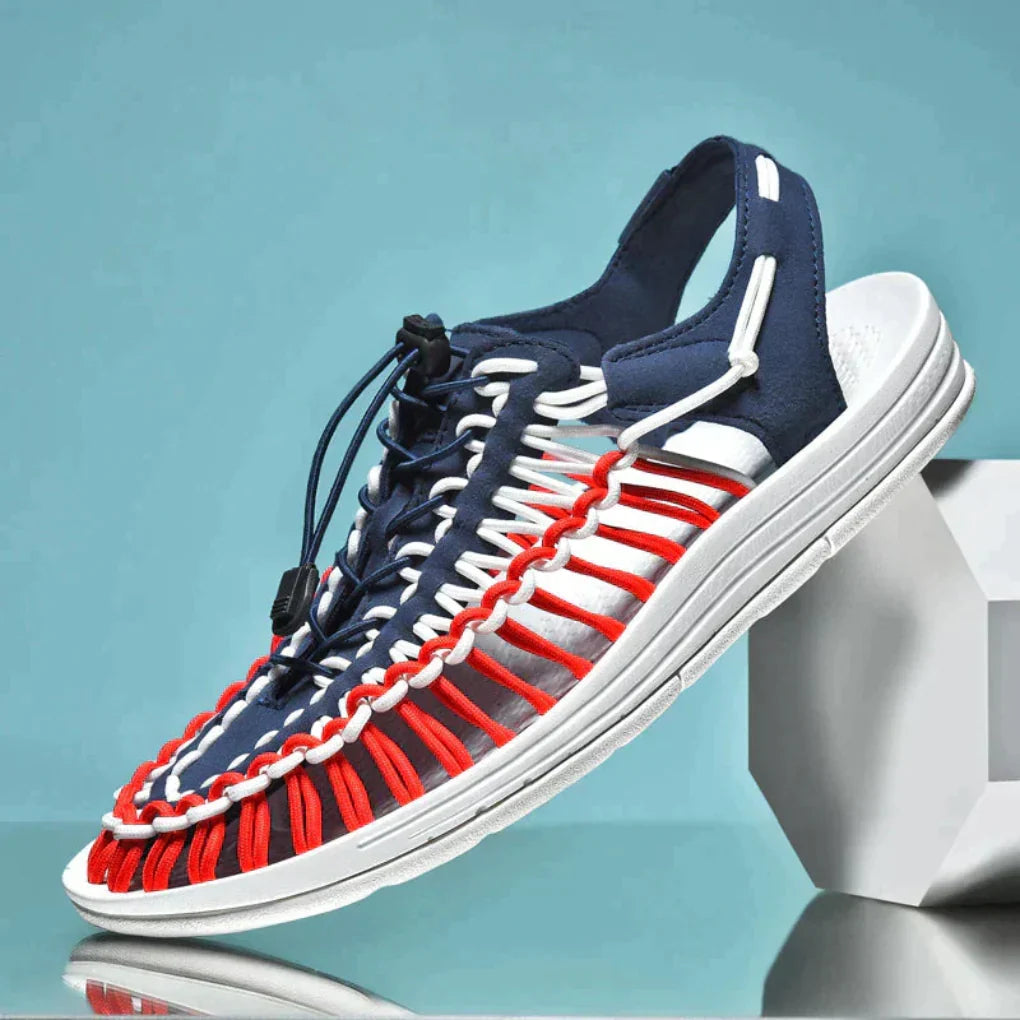 Bekväma slip-on promenadskor för dam i snygg vardagsdesign från sidan