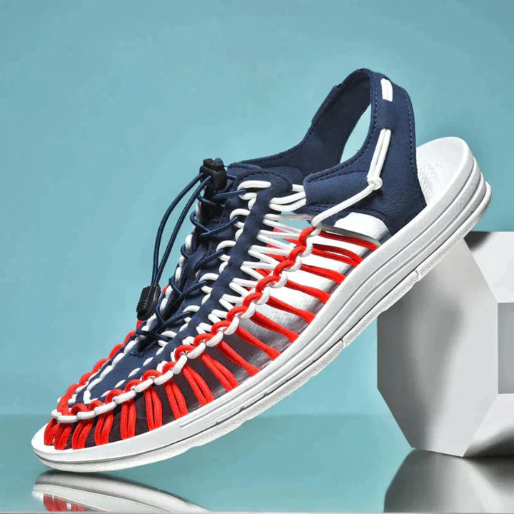 Bekväma slip-on promenadskor för dam i snygg vardagsdesign från sidan