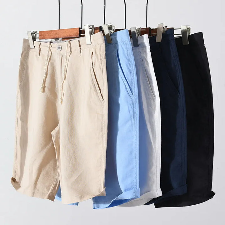 Mångsidiga sommarshorts för män perfekta för semester och vardag