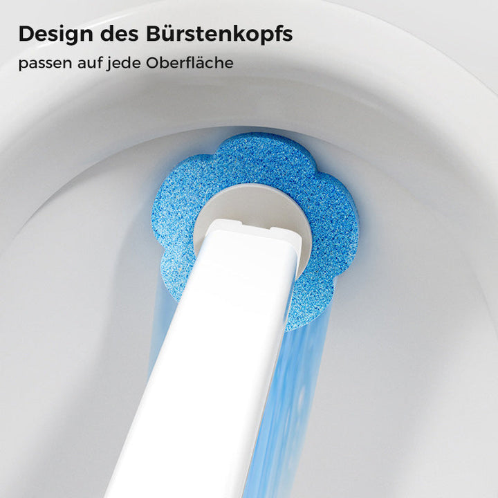 Smidigt handtag för toalettborste med engångssvamp i modern design