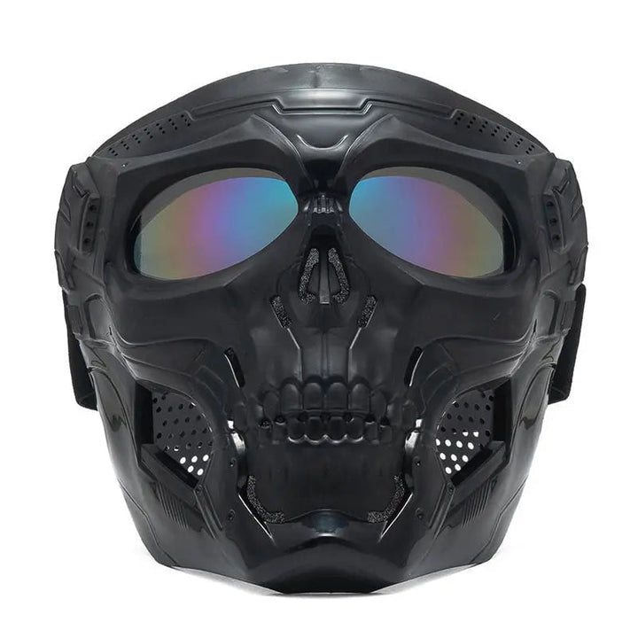 Justerbar ansiktsmask för airsoft med robust design