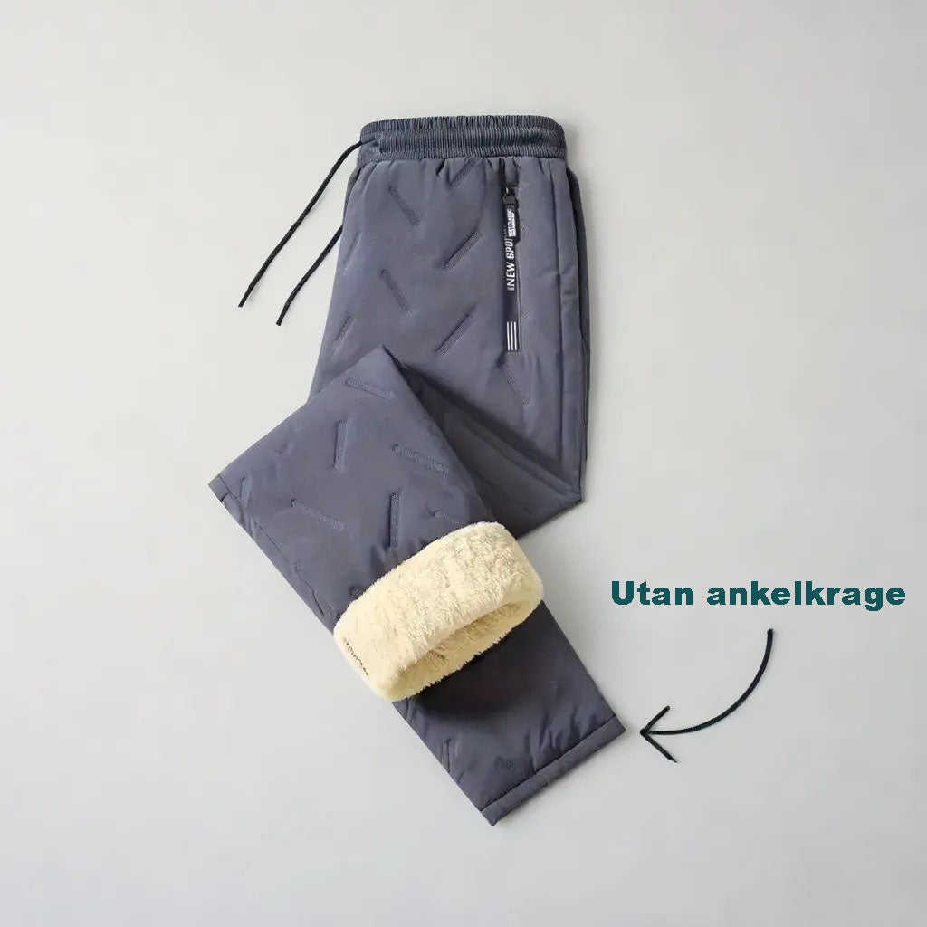 Fodrade vinterbyxor för dam och herr i klassisk design för friluftsliv