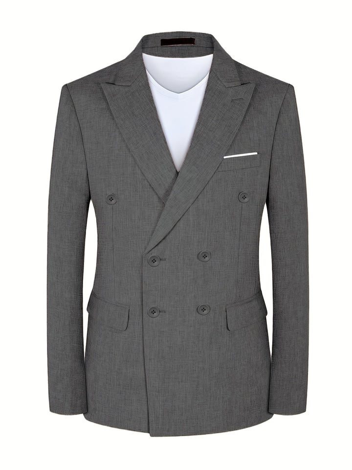 Närbild på ärmslut och knappar på elegant herrblazer