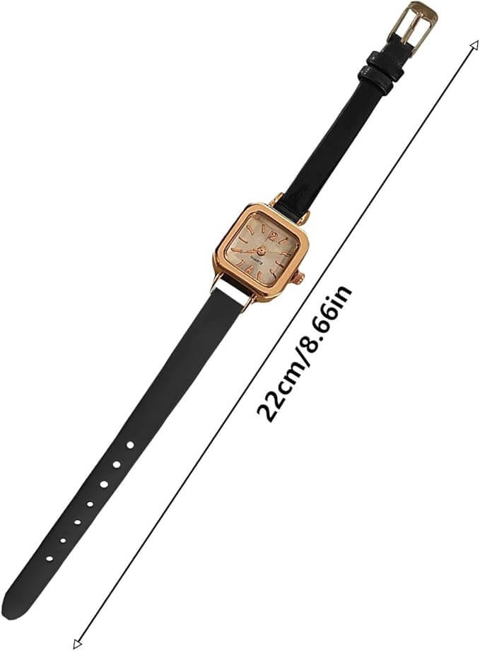 Elegant Klocka med Rem