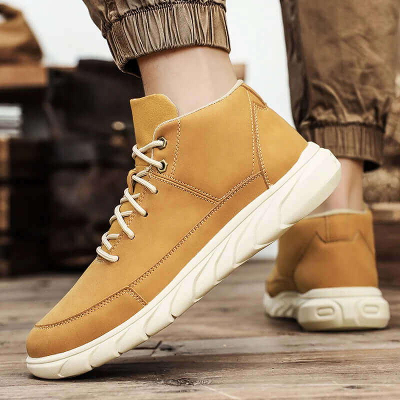 Herr High-Top Sneakers med Dämpad Innersula