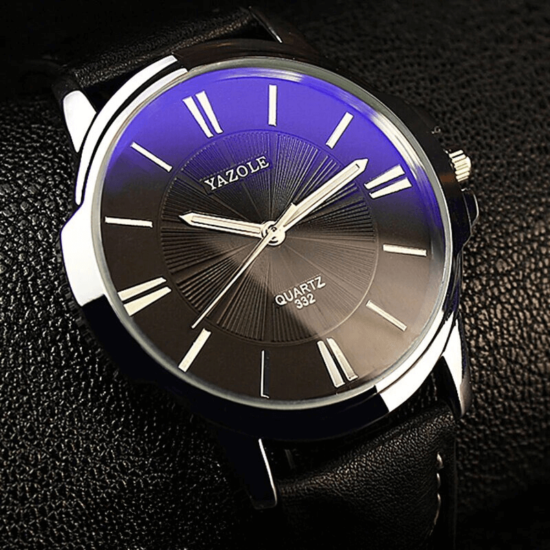 Elegant Blå Klocka