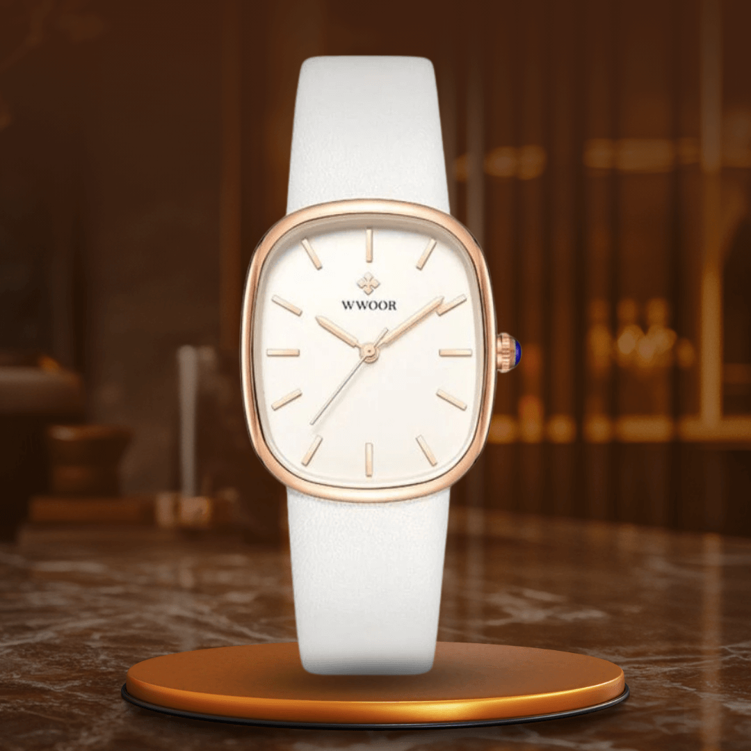 Elegant Kvartsur med Rem