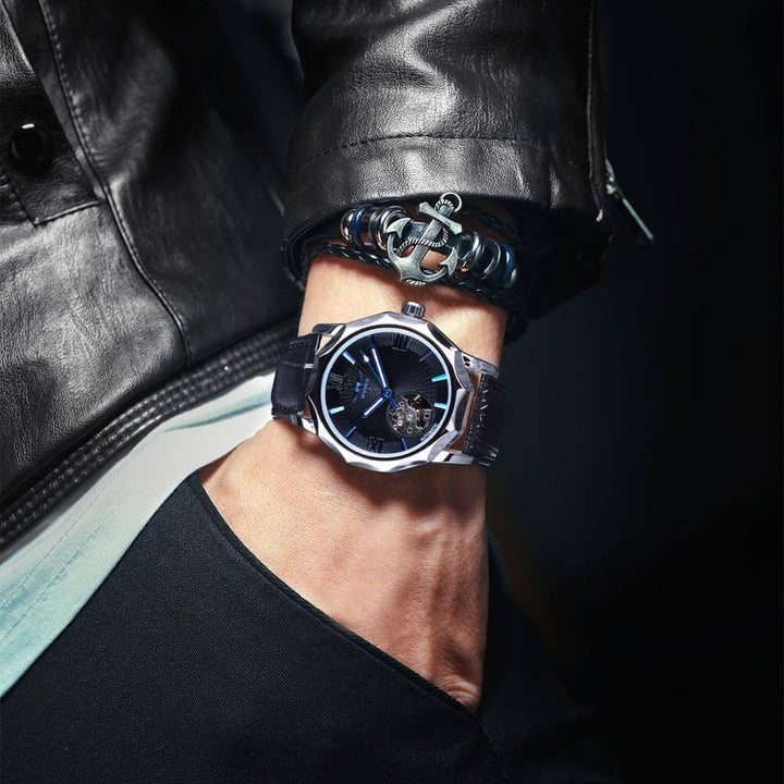 Elegant Skeleton Automatisk Klocka