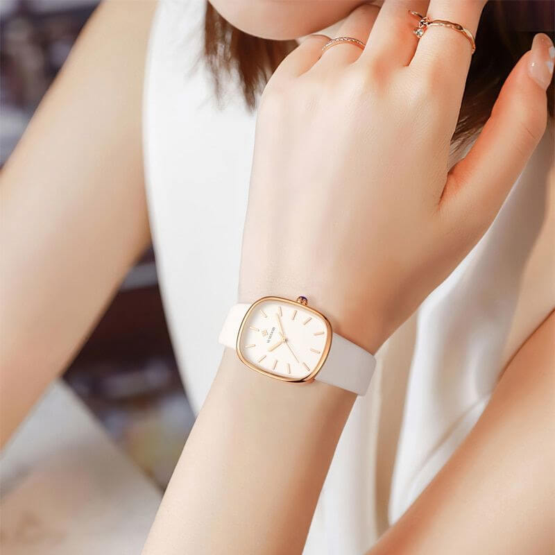 Elegant Kvartsur med Rem
