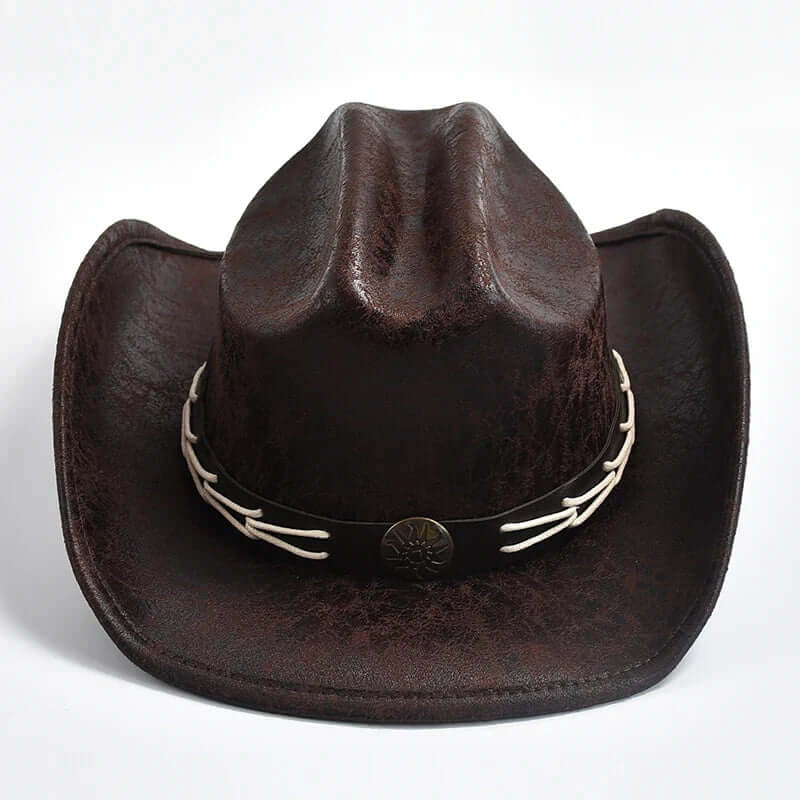 Cowboyhatt med benpärlor – Westernstil